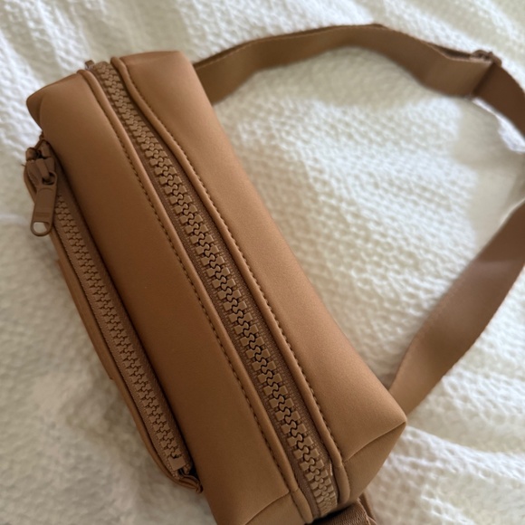 Dagne Dover Micah Neoprene Crossbody - Camel - Picture 5 of 7
